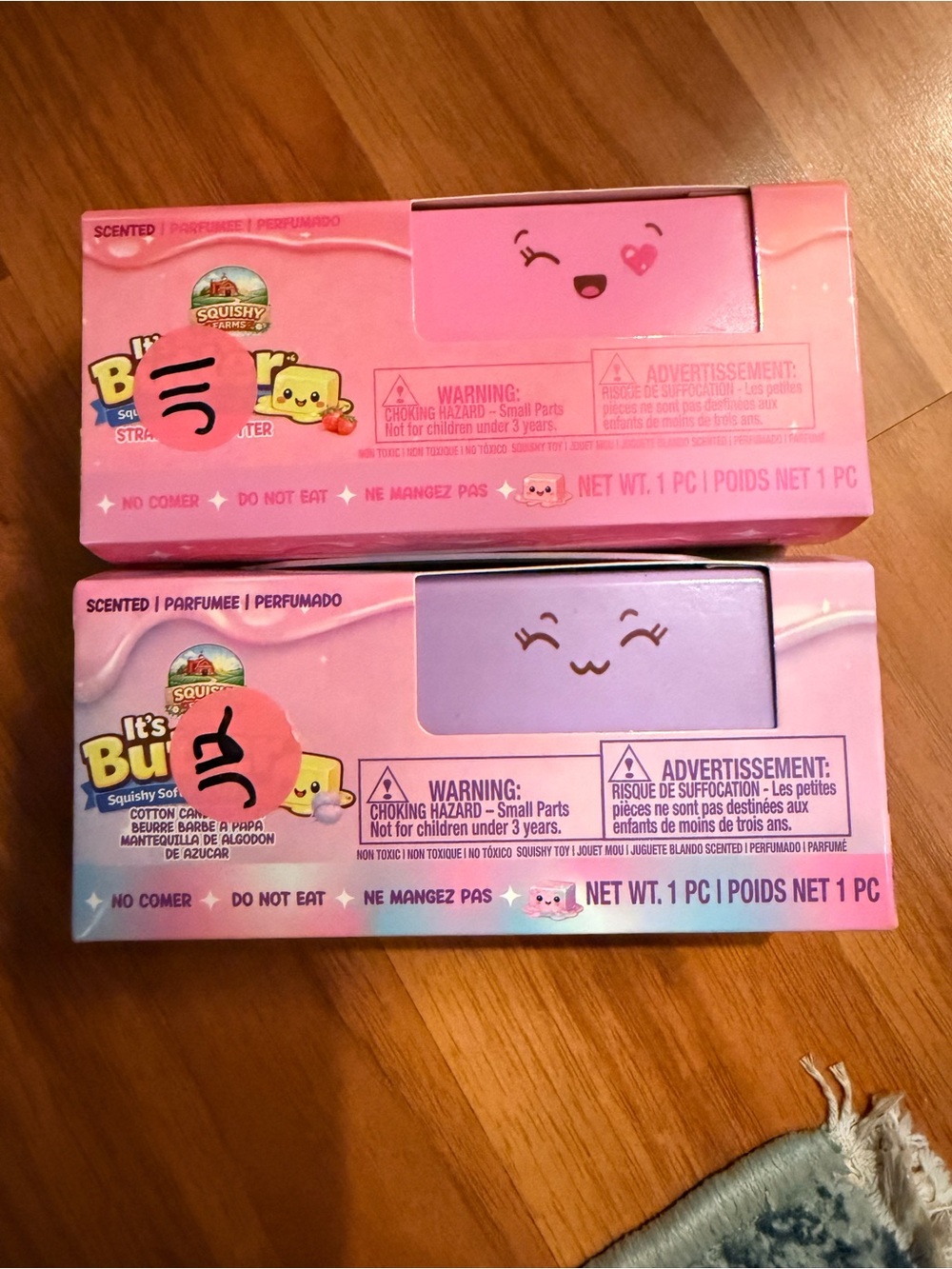 Squishy Pink & Cotton-candy butters